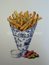 Load image into Gallery viewer, A4 Delft Blue Lebanese Kitchen Prints