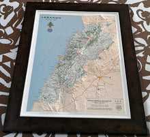 Load image into Gallery viewer, 3D Map of Lebanon