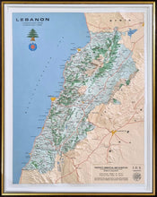 Load image into Gallery viewer, 3D Map of Lebanon