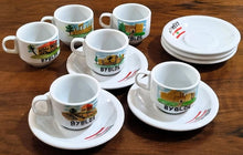 Load image into Gallery viewer, Lebanon &amp; Byblos Ceramic Coffee Set
