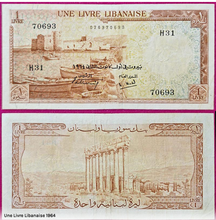 Load image into Gallery viewer, Lebanese Paper Banknotes Dating Back to 1942

