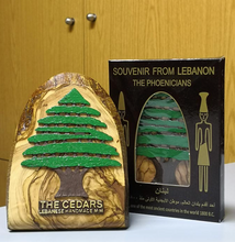 Load image into Gallery viewer, Olive wood Cedar Stand
