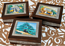 Load image into Gallery viewer, Hand Painted Joseph Matar Tea Box
