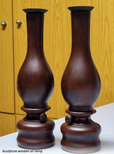 Load image into Gallery viewer, Handcrafted Oil Lamp - Candlestick
