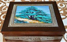Load image into Gallery viewer, Hand Painted Joseph Matar Tea Box
