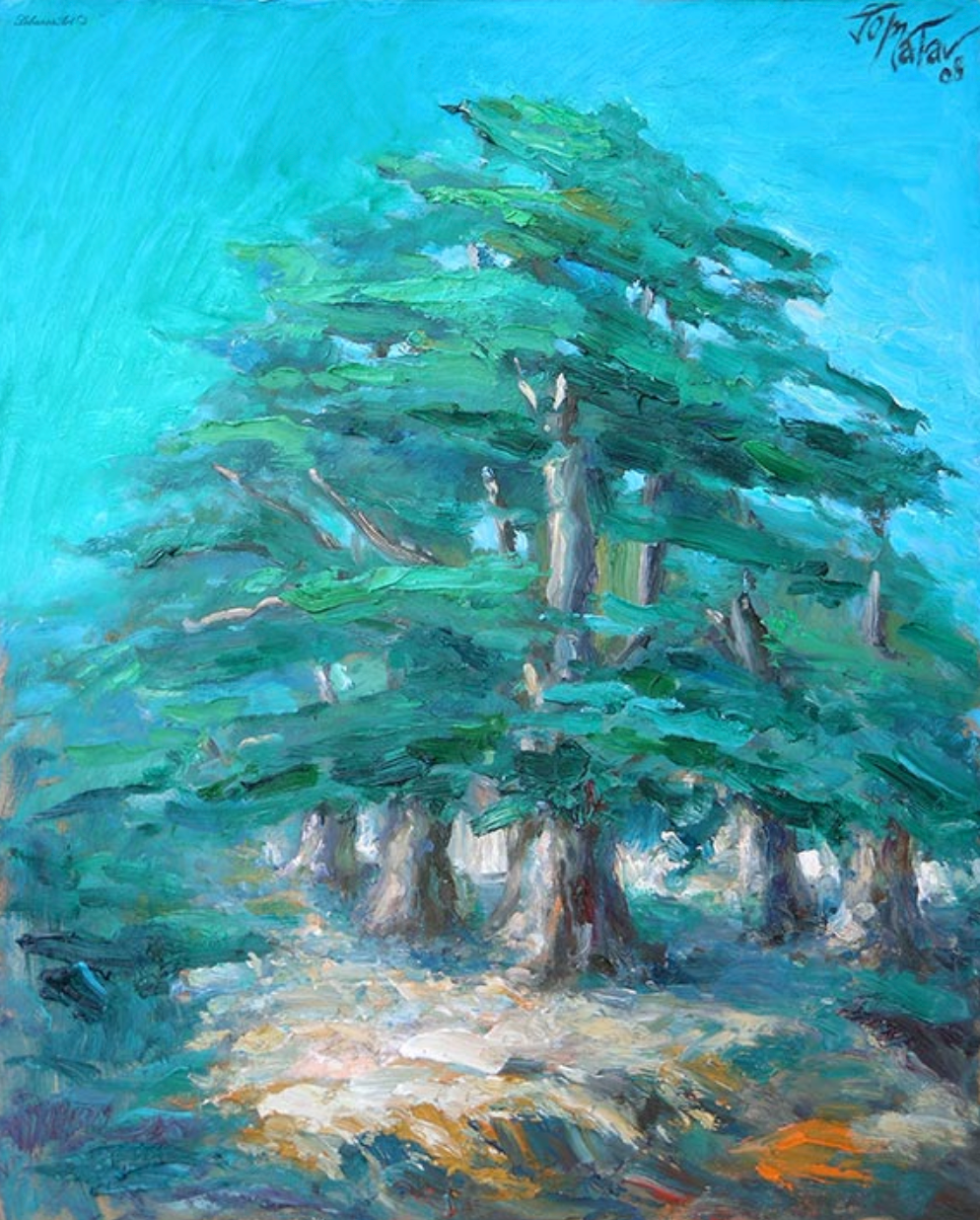 Cèdre du Liban – Cedar of Lebanon – Lebanese Glass