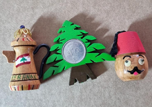 Load image into Gallery viewer, Handmade Lebanese Souvenier Magnet Set of 3

