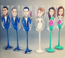 Load image into Gallery viewer, Custom Champagne Glasses
