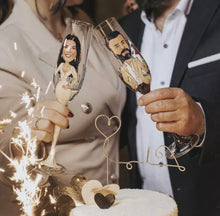 Load image into Gallery viewer, Custom Champagne Glasses
