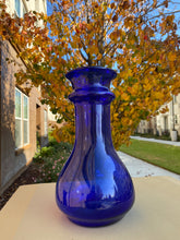 Load image into Gallery viewer, Glass-Blown Cobalt Vases
